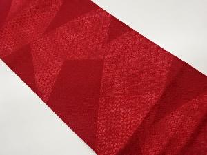 本場筑前博多切り嵌め風古典柄模様織出し名古屋帯